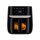 TESLA Aircook Q55 XL Pro multifunkcionális digitális forrólevegős sütő (fekete szín)
