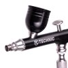 Modellező mini airbrush festékszóró 0,3 mm-es fúvókával Technic B-130 Double Action Black mini