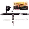 Modellező mini airbrush festékszóró 0,3 mm-es fúvókával Technic B-130 Double Action Black mini