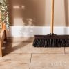 Seprűfej fa alappal, természetes sörtékkel 28cm-es LUX - YORK - CLEAN HOUSE