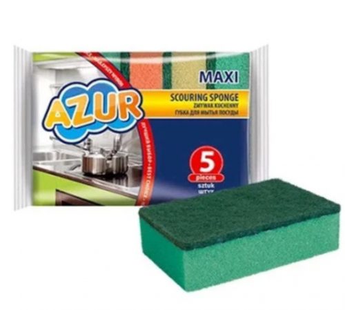 Súrolószivacs MAXI 5 db AZUR - YORK