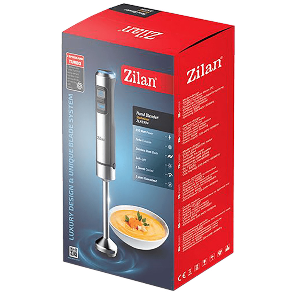 Zilan Turmixgép, 850 W, 2 sebességes turbó - ZLN3994 termék 2. képe