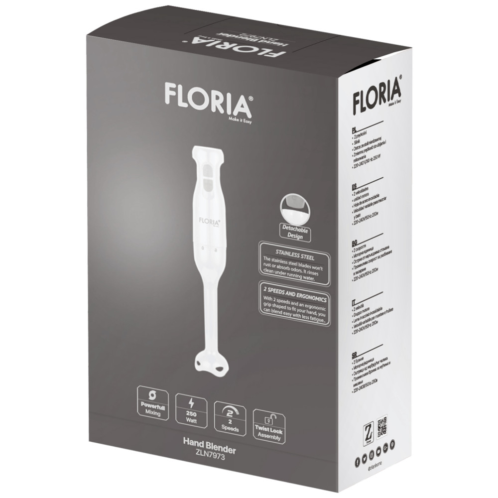 Floria Turmixgép, kézi, 250W - ZLN7973 termék 2. képe