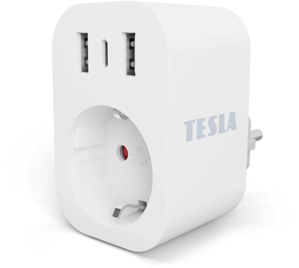 Tesla Smart Plug SP300 3 USB okos konnektor termék 2. képe