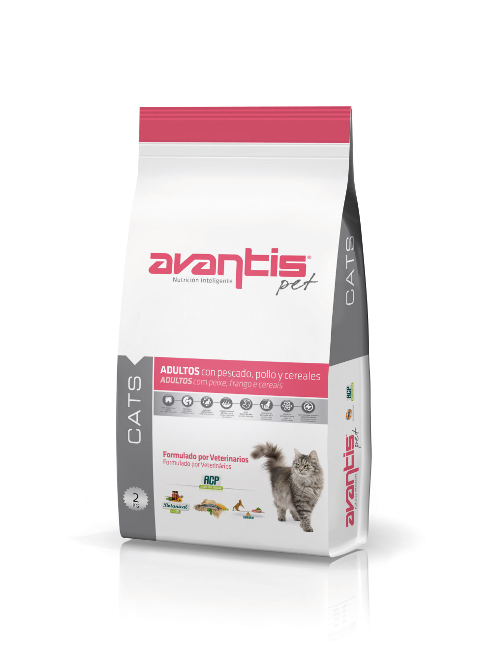 Avantis Pet - Csirkével eledel felnőtt macskák részére 2kg akciós termékkép 1