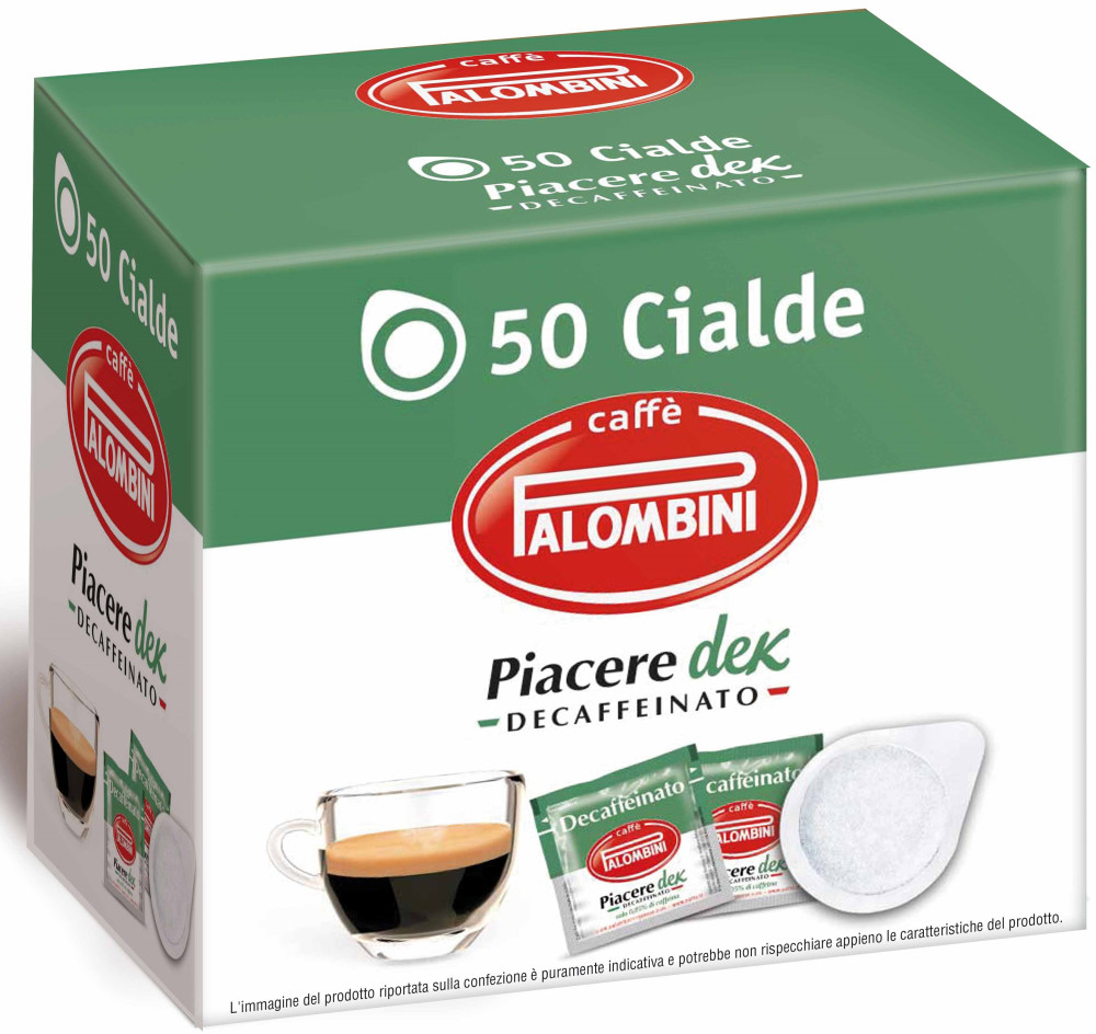 PALOMBINI PIACERE DEK Filteres Kávé 50db - koffeinmentes akciós termékkép 1