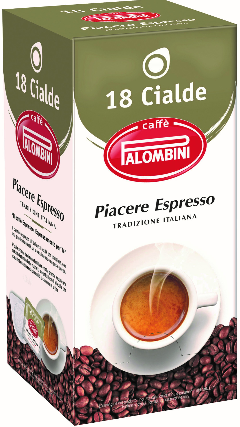 PALOMBINI PIACERE ESPRESSO Filteres kávé 18db-os akciós termékkép 1